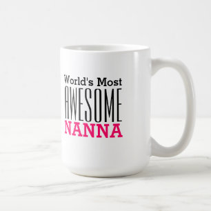 Het meest GEWELDIGE NANNA-Text Design ter wereld Koffiemok