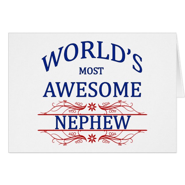 Het meest Geweldige Nephew ter wereld (Voorkant Horizontaal)
