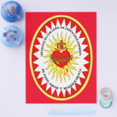 Het meest heilige hart van Jezus Flyer (Enkel)