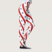 Het meest patriottische amerikaanse White II-Sierk Leggings (Rechts)