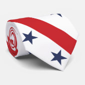 Het meest patriottische amerikaanse White II-Sierk Stropdas (Opgerold)