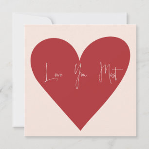 "Het meest van je houden" kaart