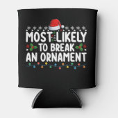 Het meest waarschijnlijk dat je een kerstfeestdag  blikjeskoeler (Voorkant)