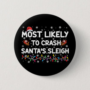 Het meest waarschijnlijk dat Santas Santas Slapigh Ronde Button 5,7 Cm