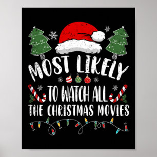 Het meest waarschijnlijk om alle kerstfilms te bek poster