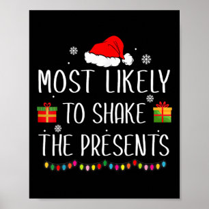 Het meest waarschijnlijk om de Cadeaus kerstmis te Poster