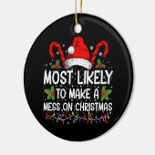 Het meest waarschijnlijk om een puinhoop te maken keramisch ornament (Links)