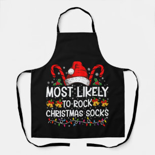 Het meest waarschijnlijk om Kerstmutsen te Rocken Schort