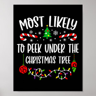 Het meest waarschijnlijk om onder de kerstboom te poster