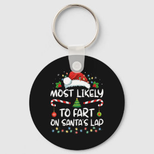 Het meest waarschijnlijk om op de kerstman te begi sleutelhanger