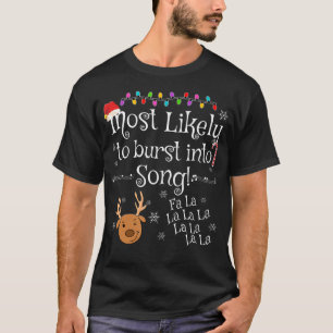 Het meest waarschijnlijk om te barsten in lied Fa T-shirt