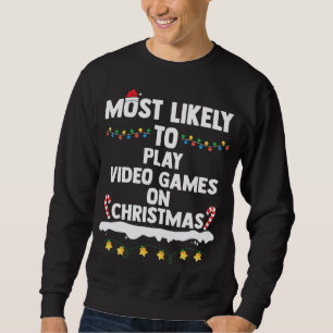Het meest waarschijnlijk om videogames te spelen o trui