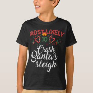 Het meest waarschijnlijke aan de slee van de kerst t-shirt