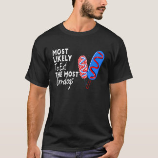 Het meest waarschijnlijke eten is dat we de meest t-shirt