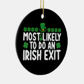 Het meest waarschijnlijke is dat een Iers vertrek Keramisch Ornament (Rechts)