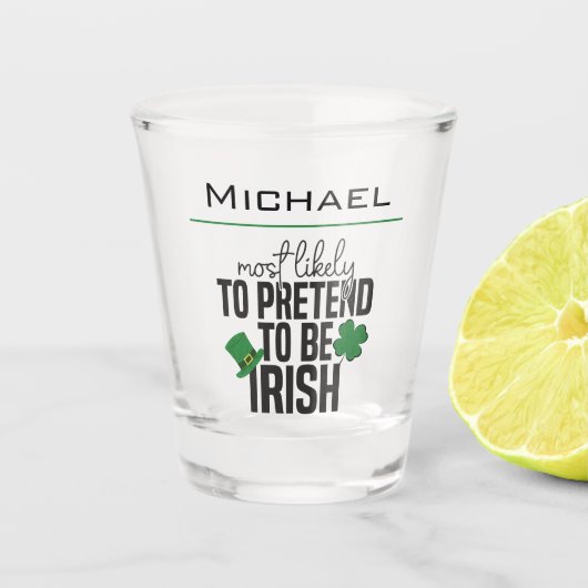 Het meest waarschijnlijke is dat het Iers 2-warme Shot Glas (Voorkant)