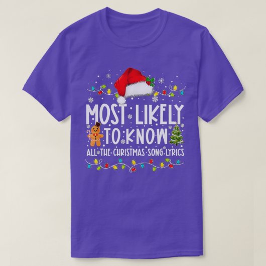 Het meest waarschijnlijke is dat je al het kerstli t-shirt (Design voorkant)