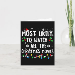 Het meest waarschijnlijke is dat je alle kerstfilm kaart