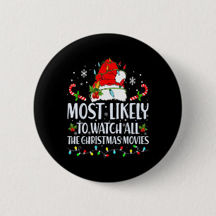 Het meest waarschijnlijke is dat je alle kerstfilm ronde button 5,7 cm