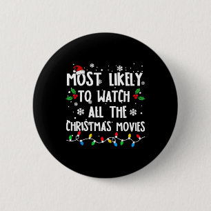Het meest waarschijnlijke is dat je alle kerstfilm ronde button 5,7 cm