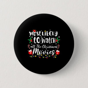 Het meest waarschijnlijke is dat je alle kerstfilm ronde button 5,7 cm