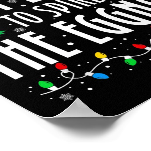 Het meest waarschijnlijke is dat je de Eggnog-kers Poster (Hoek)