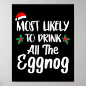 Het meest waarschijnlijke is dat u de eitjes Drink Poster (Voorkant)