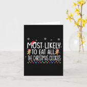 Het meest waarschijnlijke om al de kerstkoekjesfam kaart (Gele Bloem)