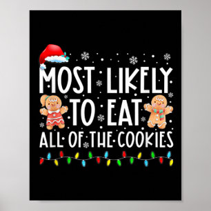 Het meest waarschijnlijke om al de kerstkoekjesfam poster