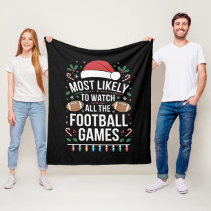 Het meest waarschijnlijke om alle Football games t Fleece Deken