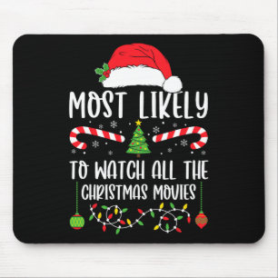Het meest waarschijnlijke om alle kerstfilms te be muismat