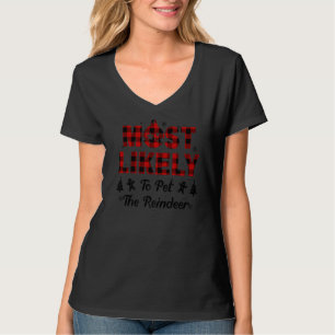 Het meest waarschijnlijke om het rendierlijk Gezeg T-shirt
