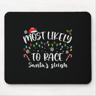 Het meest waarschijnlijke voor Race Santa's Slape Muismat