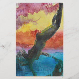 Het meisje briefpapier