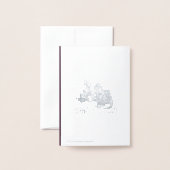 Het meisje dat een boek leest folie kaarten (Met envelop)