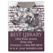 Het meisje dat een boek leest klembord (Voorkant)