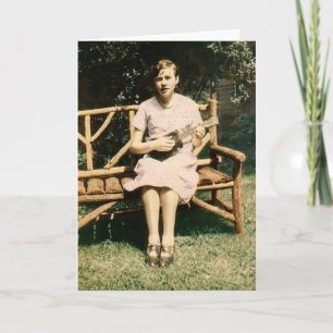 Het Meisje die van de ukelele Augustus 1930 zingen Kaart