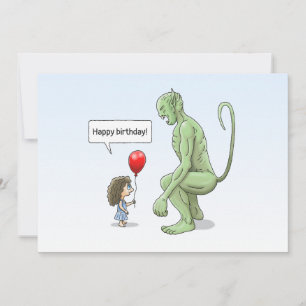 Het meisje en de kobold kaart