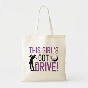 Het meisje heeft drive tote bag