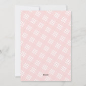 Het meisje met de kerstavond van Waterolor dat een Feestdagenkaart (Achterkant)