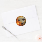 "Het meisje met de kleine lucifer Ronde Sticker (Envelop)