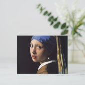 Het meisje met de parel briefkaart (Staand voorkant)