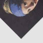 Het meisje met de parel die ontkoppeld wordt tissuepapier (Detail)