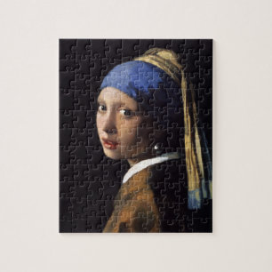 Het meisje met een parel dat Johannes Vermeer verd Legpuzzel