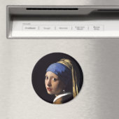 Het meisje met een parel dat Johannes Vermeer verd Magneet (Insitu (Vaatwasser))