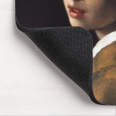 Het meisje met een parel dat Johannes Vermeer verd Muismat (Hoek)