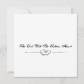 Het meisje met het gouden hart - Mini Print (Achterkant)