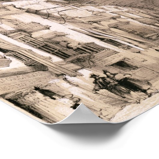 Het meisje, Sevilla Poster (Hoek)