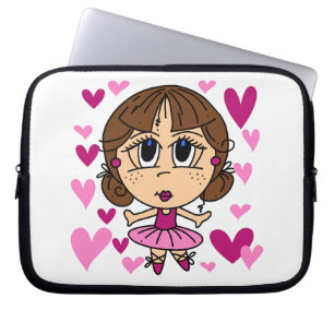 Het Meisje van de ballerina Laptop Sleeve
