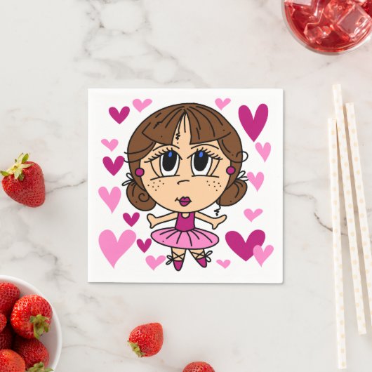 Het Meisje van de ballerina Servetten (Insitu)